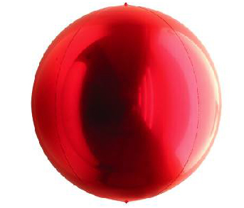 Red ORBZ Foil Balloon